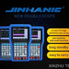Jinhan JDS3051A JDS3072E JDS3082A Ручной цифровой осциллограф 50 м 70 м 80 МГц Портативный осциллограф-мультиметр