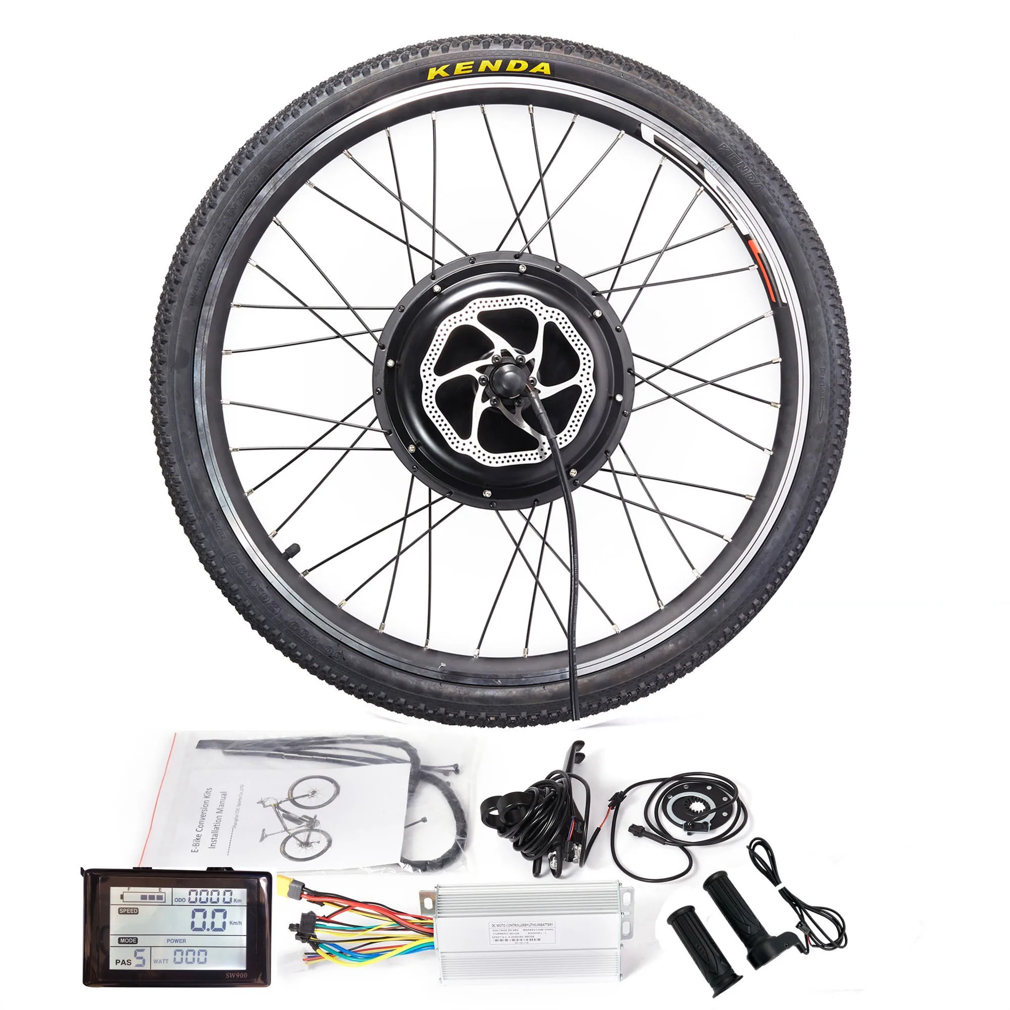 MTB Ebike Conversion Kit SW900 Display 36/48V Mountain Electric Bicycle