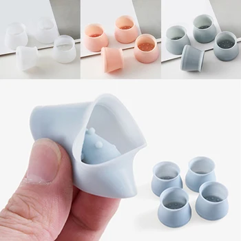 

4pcs/set Non-slip Table Leg Caps Silicone Protector Pads Furniture Table Socks Wood Floor Protectors furniture Bottom Cover