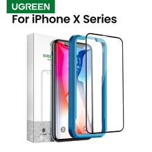 Ugreen verre de protection pour iPhone XS Max XR X protecteur d'écran 3D couverture complète verre trempé sur iPhone Film de protection