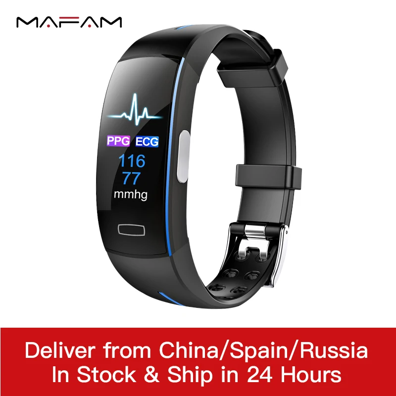  MAFAM P3 Plus smart band watch blood pressure measurement waterproof android ios wristband smartwat - 4000296961710