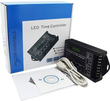 

DC12-24V 20A 5 Channel programmable LED Time Controller - Multi-function programmable LED Time Controller - Multi-function LED T