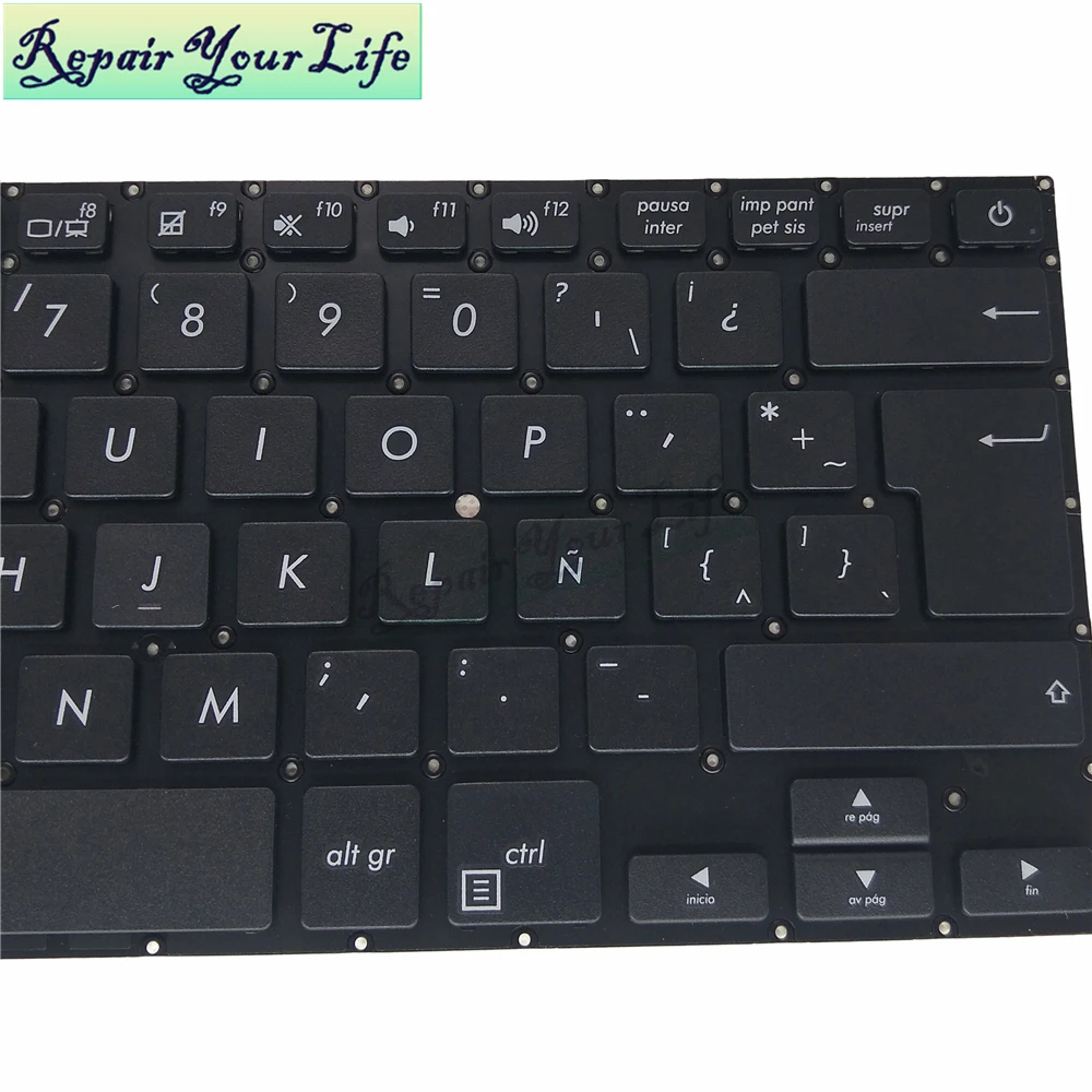 Teclado Espanhol para Laptop Asus Placas de Impressão para Notebook com 407 Teclado de substituição - Imagem 4