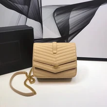 Двойная голова V-образная линия сумка через плечо Топ Роскошные сумки женские сумки дизайнер известных брендов кожа большой красный