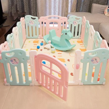 

Baby Playpens Moon Game Fence Home Crawling Toddler Baby Indoor Protective Fence Playground Playpen Kids Toys Baby Gate