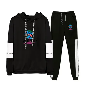 

Juice Wrld Hoodie sports suit Couple Wear Autumn Winter Juce Wrld Sweatshirt + Drawstring Jogging Pants Juice Wrld Sweatpants