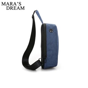 

Mara's Dream New Male Chest Bag Fashion Leisure Man Canvas Korea Style Messenger Shoulder Bag For Teenage Boys Men Travel Bag