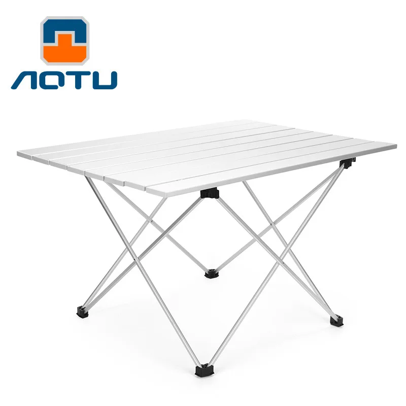 

Outdoor Aluminum Alloy Folding Table Camping Picnic Barbecue Desk Portable Table Foreign Trade AT6701 a Generation of Fat