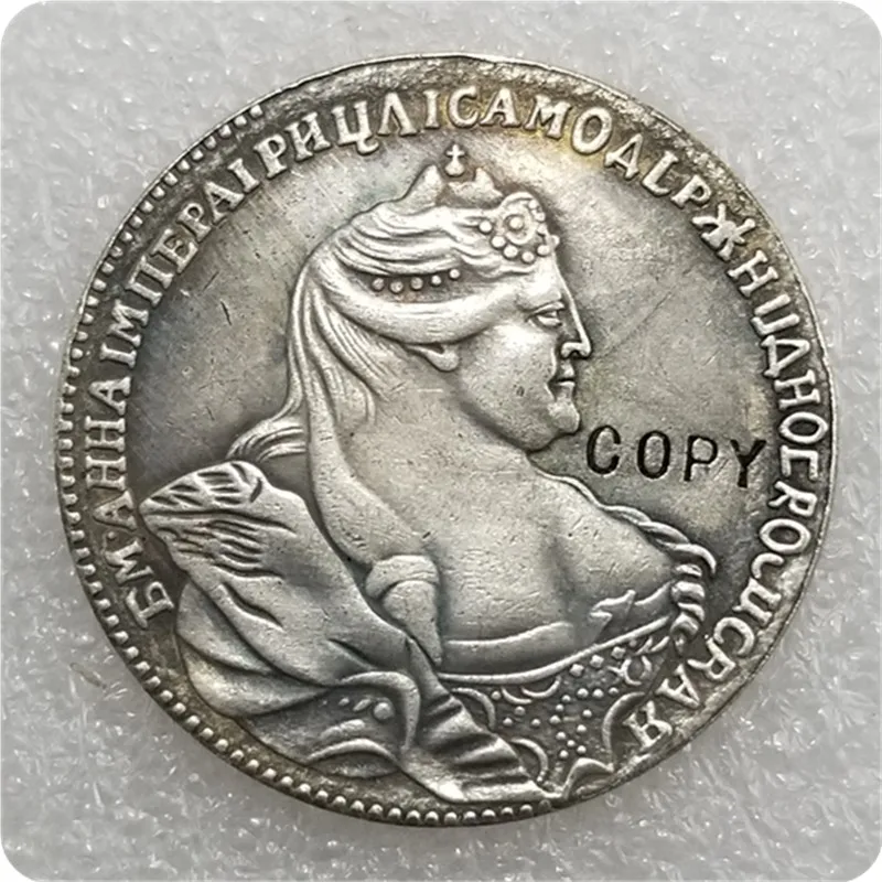 1738 копия монет Россия-Империя полтина-Анна | Дом и сад