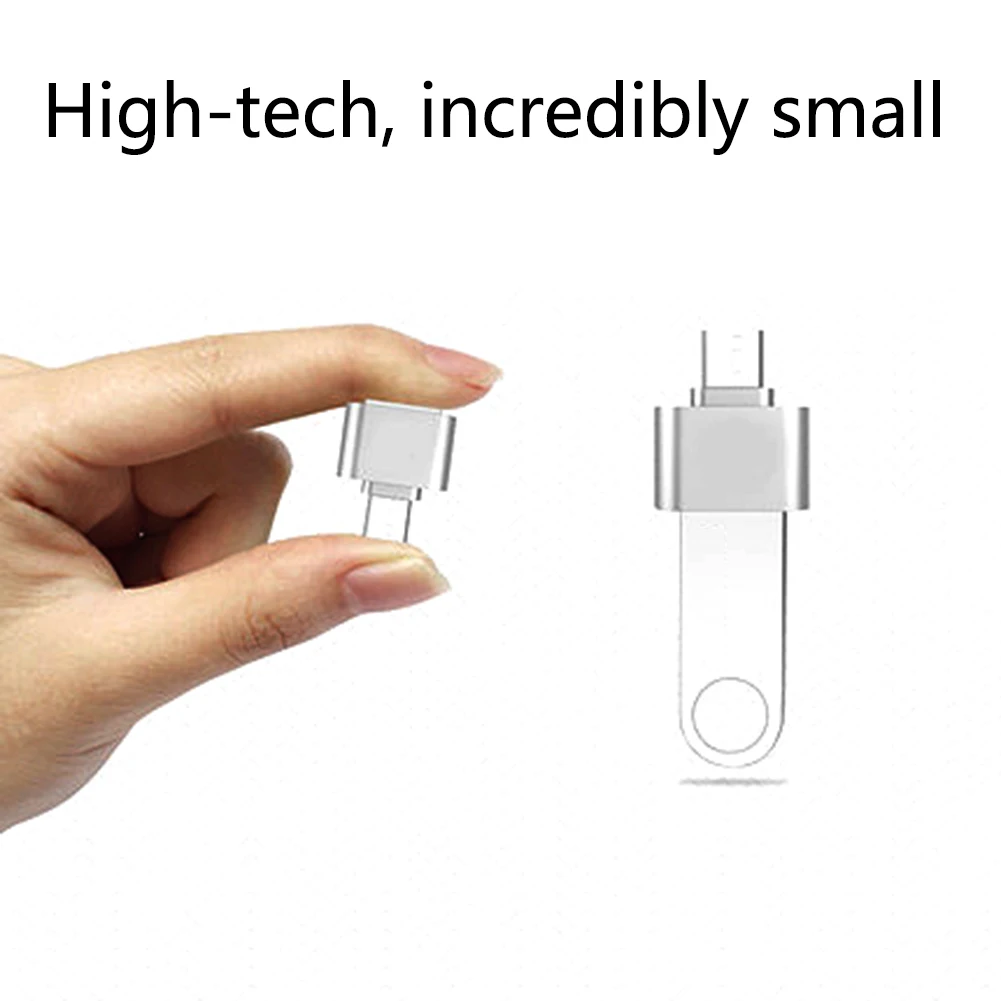 1 шт. type C OTG адаптер type-C конвертер для samsung S8 для MacBook серии USB к type C OTG Micro Usb адаптер