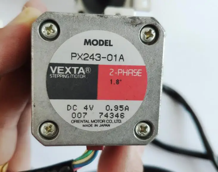 PX243-01A DC4V 0.95A используется один, шаговый двигатель, хорошо работает