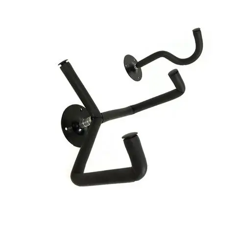 Tanie 2 sztuk gitara hak do zawieszania na ścianie uchwyt poziomy stojak na gitarę wspornik stojaka Split Ukulele długi hak do montażu na ścianie uchwyt na gitarę