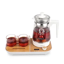 220 В многофункциональный электрический чайник, чайник с изоляцией, чайник для сохранения здоровья, стеклянный вареный чайник с фильтром 600 мл