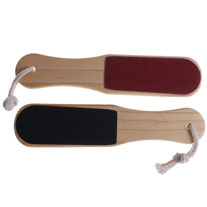 

Hot Double Side Wood Pedicure Two Side Foot File Callus Remover Hard Skin Remover Feet Care Pedicure Tools