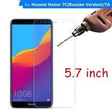 Защитное стекло для huawei Honor 7C, закаленное стекло Honor 7C, русская версия, AUM-L41, Защита экрана для huawei Honor 7C, стекло