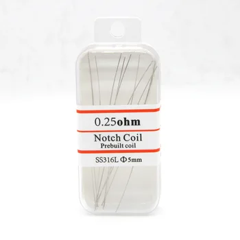 

316L stainless steel tubular electronic cigarette heating wire Notch Coil theorem atomizer core