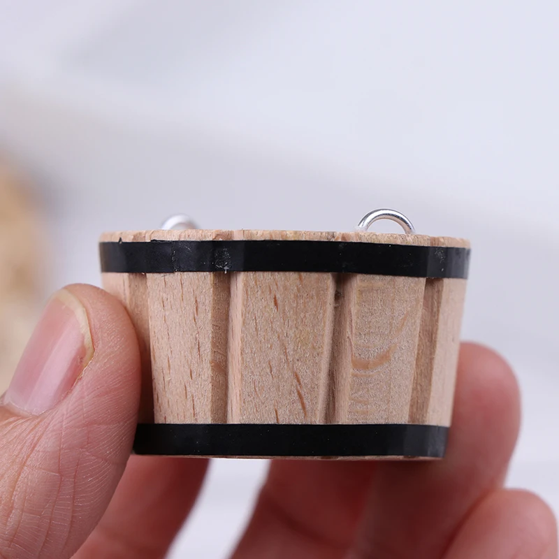 1:12 Кукольный домик миниатюры деревянный бассейн деревянная бочка мебель аксессуары