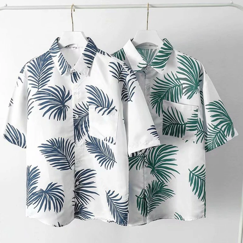 

Men Shirt Summer Style Print Beach Hawaiian Fashion Casual Shirt Men Casual Short Sleeve Hawaii Shirt Camisa Masculina Men Shirt