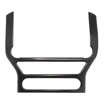 

Carbon Fiber Multi-Media Console Decor Interior Trim for Ford Mustang 2015- 2019