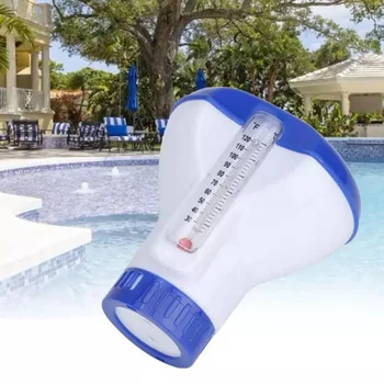 

Hot Tub With Thermometer Decontamination Automatic Applicator Outdoor Swimming Pool Easy Read Disinfection Tablet Dispenser Pond