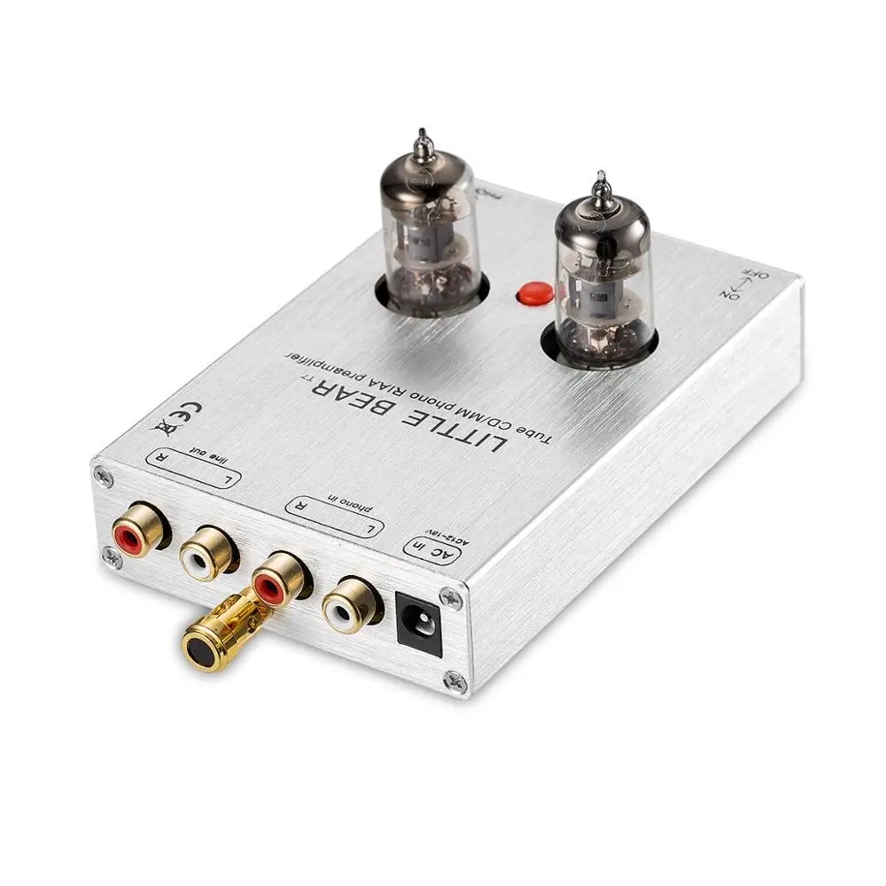 Douk audio Little Bear T7 Hi Fi 6J1 вакуумная трубка Phono Stage AUX & MM RIAA проигрыватель фонограф