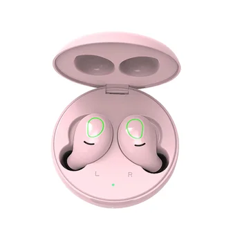 

TWS S9 Bluetooth 5.0 Pink Earphone Cute True Wireless Earbuds Stereo Noise Cancelling Headphones With Microphone