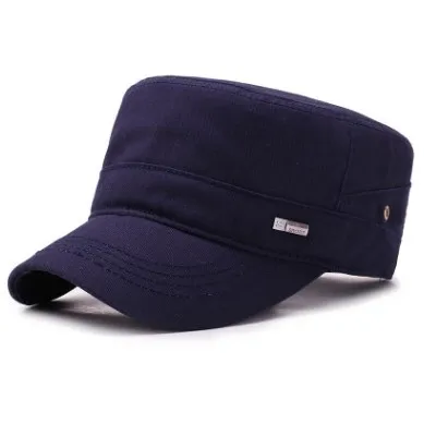 SILOQIN Snapback мужская плоская кепка тренд осенние модные хлопковые армейские кепки регулируемые размеры бренды для отдыха спортивные кепки s Casquette - Цвет: Navy