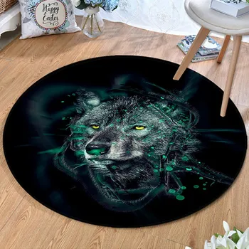 

Wolf Carpet Animal Tapetes Home carpets One Piece Casual Rug Anime Cool boys Gift For Kids Baby Non-slip Drop Ship ZOOTOP BEAR
