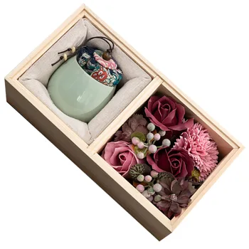 

1 Set Creative High Quality Desktop Decoration Scented Candle Soap Flower Aromatherapy Candle for Gift Festival Mother's Day