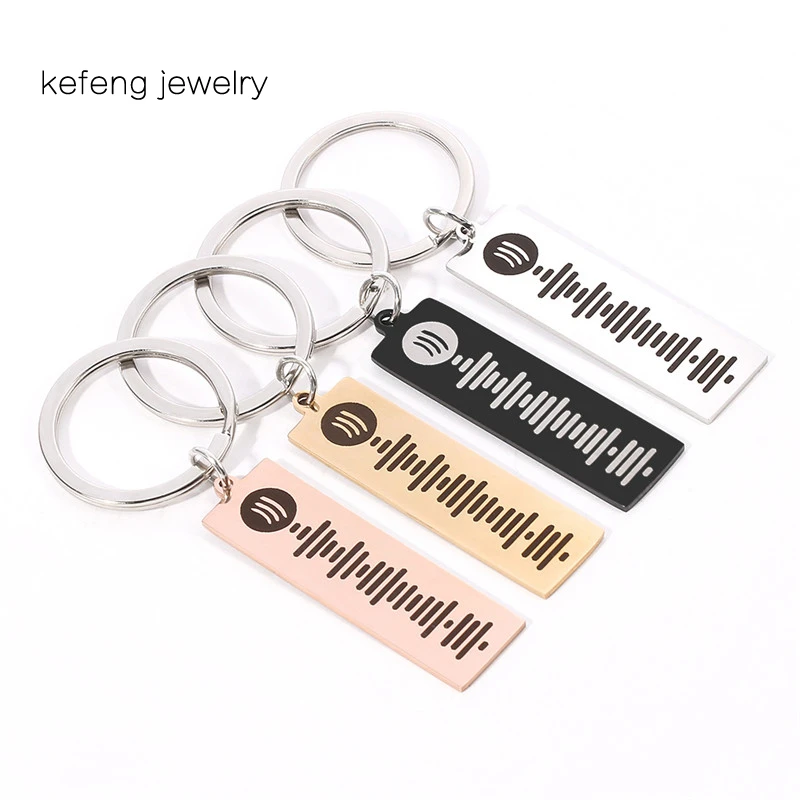 Personalised Polished Stainless Steel Key Chain Trucker Engraved Customised 