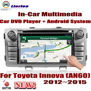 

For Toyota Innova (AN60) 2012-2015 Car Android GPS Navigation DVD Player Radio Stereo AMP BT USB SD AUX WIFI Screen Multimedia