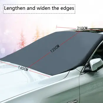 

Universal Anti-frost Anti-fog Car Sun Protector Magnetic Car Front Windscreen Snow Ice Shield Cover Autos Windshield Sunshade