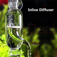 Aquatics Inline Diffuser 12/16 16/22 Glass CO2 Atomizer Bubble Diffuser Reactor Injector for Planted Aquariums Fish Tanks 1