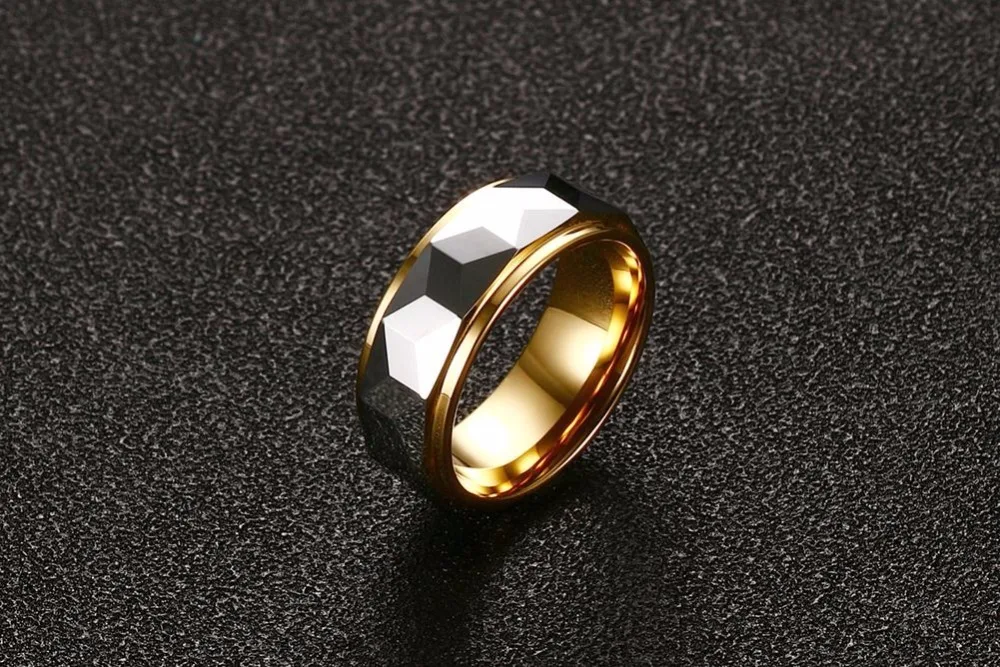 Mens Tungsten steel Rings wedding bands 16