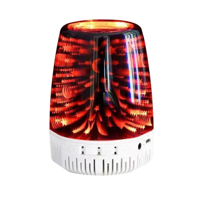 3D стеклянный светильник с эффектом Bluetooth динамик Ночник светильник Bluetooth с динамиком Динамик для вечеринки