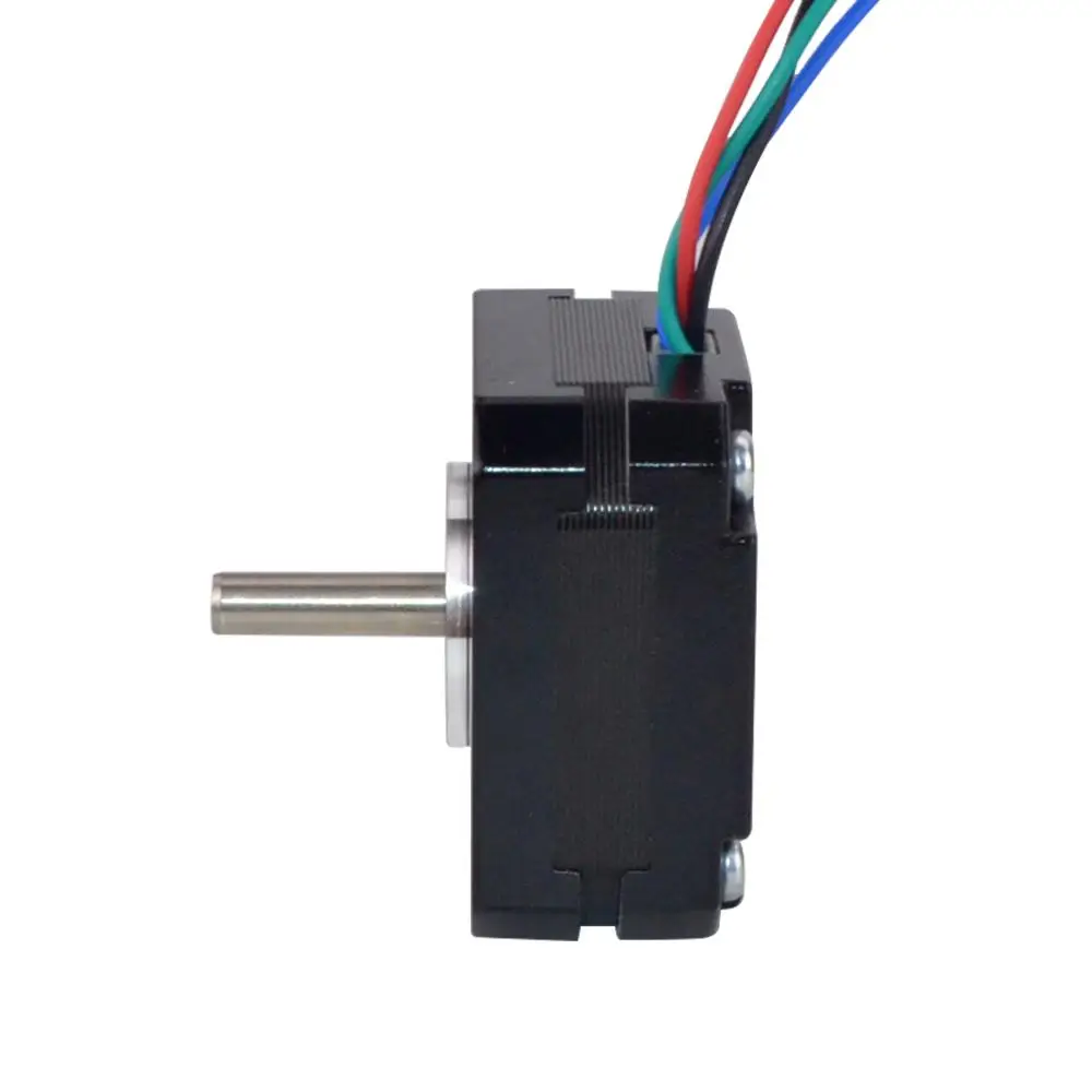 STEPPERONLINE 17HS08-1004S Nema 17 Stepper Motor 20.5mm 16Ncm 1A 42 Step Motor 4-Lead for Extruder CNC XYZ 3D Printer