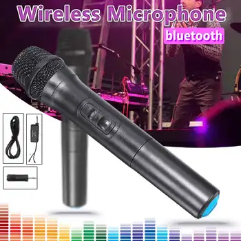 

UHF Microphone Professionnel Wireless bluetooth Dynamic Microphone Karaoke DJ Speaker Amplifier Audio Handheld Mic KTV Player