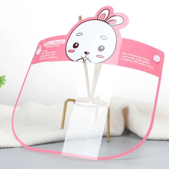 

2pcs kids face shield splash proof dust proof children face mask protective mask child reusable face shield plastic face cover