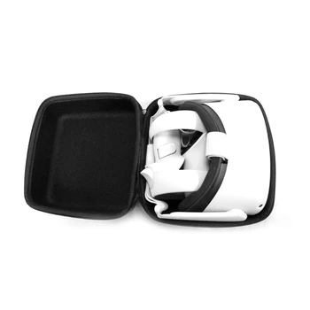 

Carbon Fibre Travel Storage Bag Protective Case Carrying Box for -Oculus Quest 2 270B