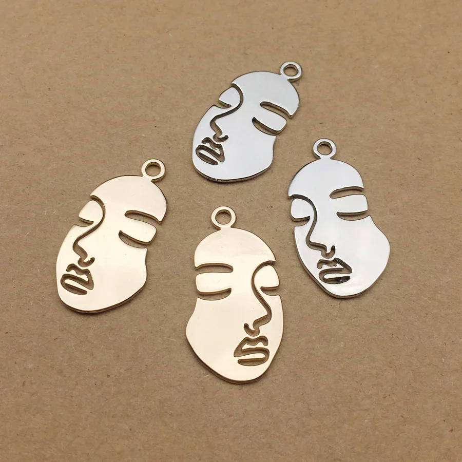 

Летние ювелирные аксессуары лицо простой кулон аксессуары ожерелье Серьги Подвески ручной работы DIY материалы Бесплатная доставка