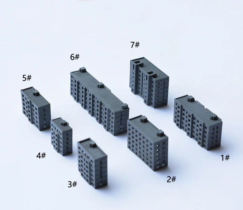 DIY модель строительные наборы ABS пластик жилое здание завод Офис школа Хо поезд наборы