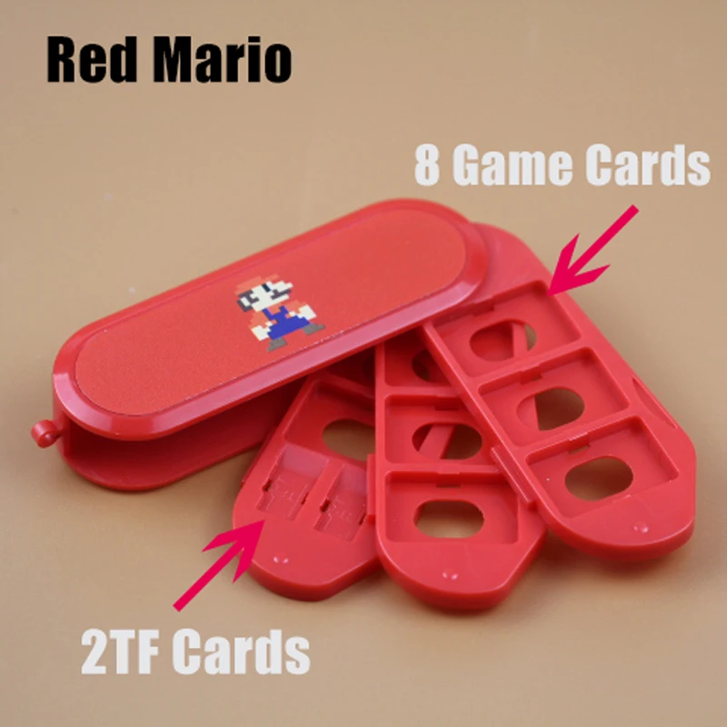 Аксессуары для NS Switch Lite портативный чехол держатель для карт ударопрочный жесткий чехол для хранения nintendo Switch/N3DS коробка для игровых карт - Цвет: Marioo 10 in 1