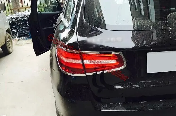 Для Benz GLC Class X205- ABS хромированный задний светильник, задняя рамка для лампы