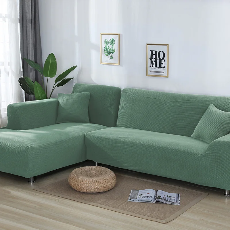 Одноцветная подушка для дивана, четыре сезона, универсальный эластичный чехол для дивана, универсальный комплект, защитный тканевый чехол для дивана