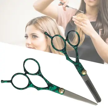 

6 Inch Cutting Thinning Styling Tool Hair Scissors Stainless Steel Salon Hairdressing Shears Regular Flat Teeth Blades