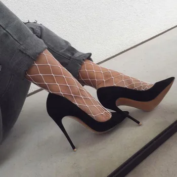 

ElisabetTang Shoes Women's High Heels Sexy Pumps Black Heels Female Party Shoe Ladies Stiletto Pointy Fashion Zapatos de Mujer