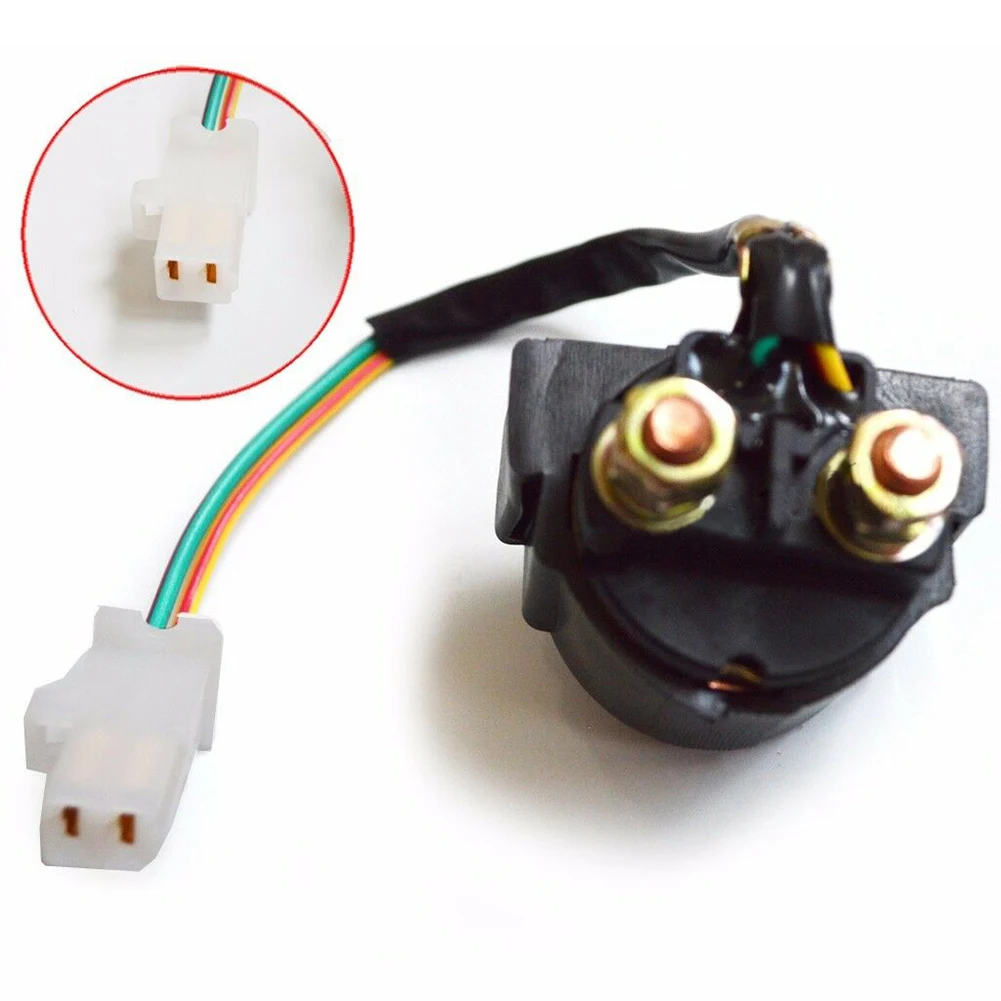 

Motorcycle Home Solenoid Auto Switching Replacement Easy Install Starter Relay Socket Engine Copper Durable For HONDA TRX300FW