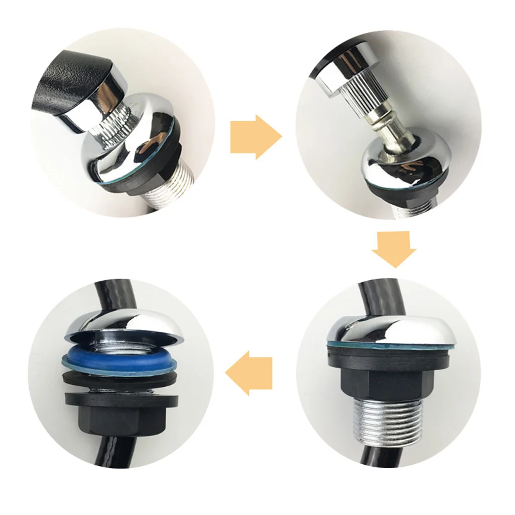 1/2inch Faucet Stainless Steel Sink Faucet Spout Kitchen Sink Faucet Pipe Fittings Pets Washing Station Supplies