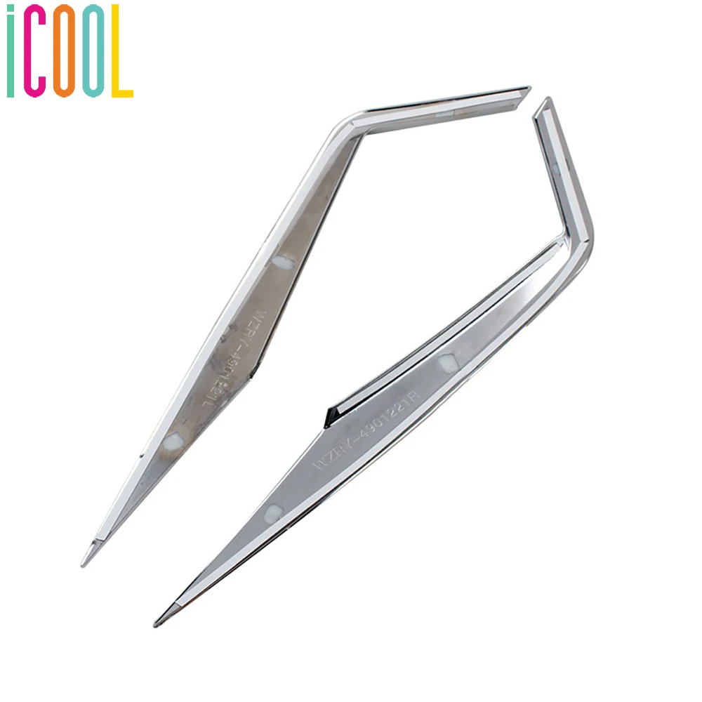 

Car Exterior Front Fog Lamp Headlight Cover Decoration Frame 2Pcs for Skoda Kodiaq 2016 - 2020 Styling Accessories
