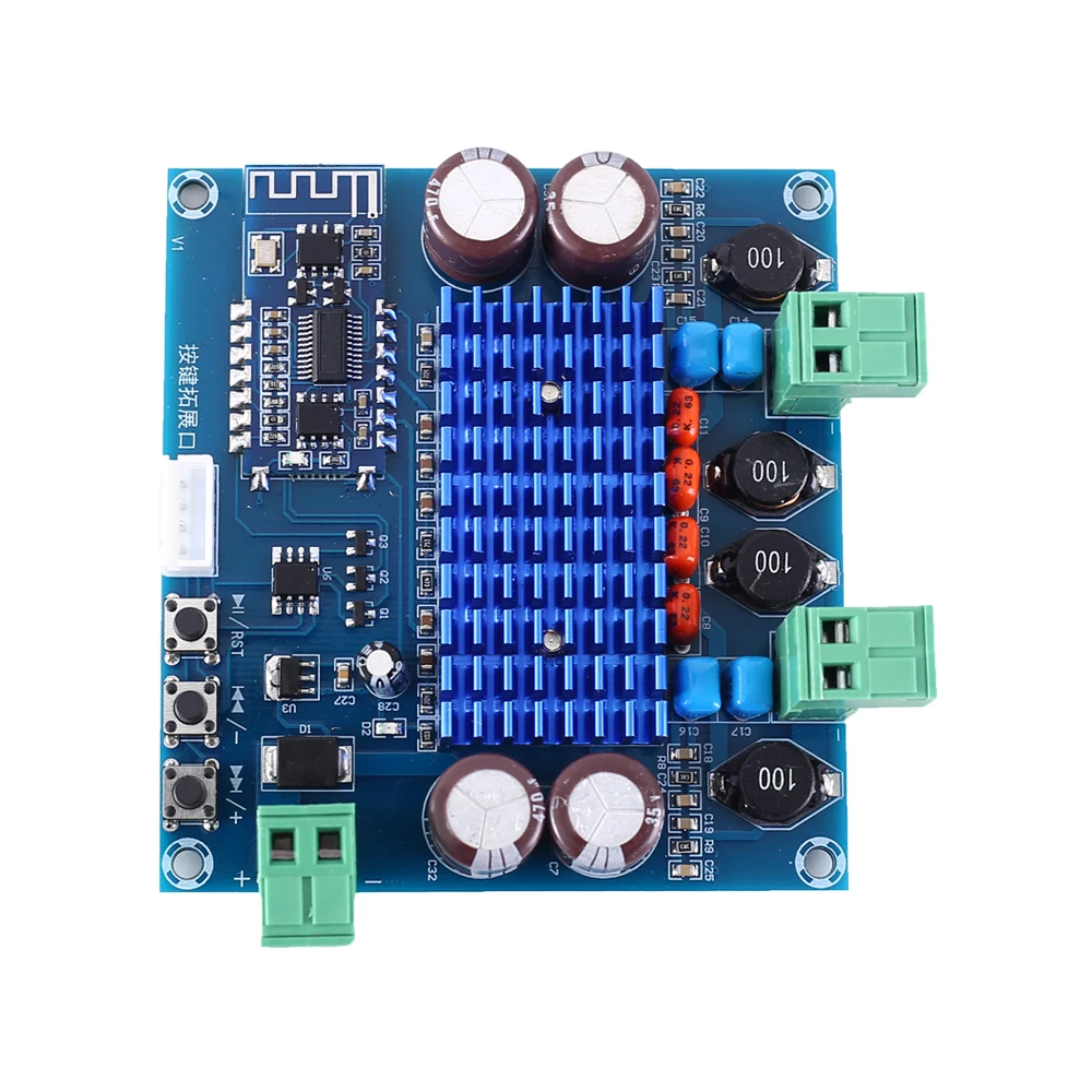 TPA3116D2 Bluetooth цифровой усилитель мощности доска BLE5.0 50 Вт+ 50 Вт стерео беспроводной Bluetooth приемник